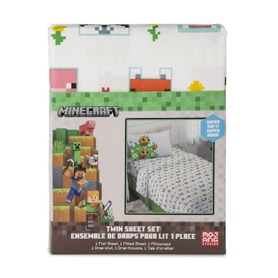 MINECRAFT Beautiful Day - Sheet Set - Twin 1 ea, $28.00/1ea