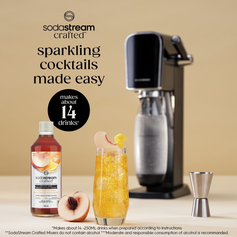 Crafted Mixers™ White Peach Ginger Drink Mix