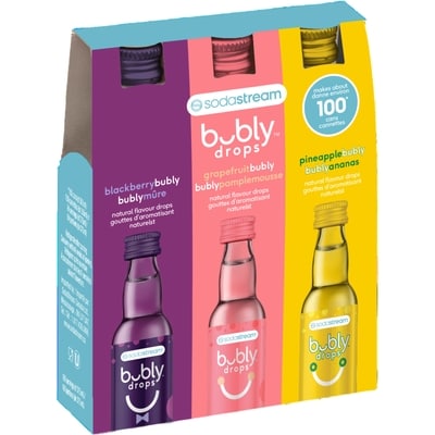 bubly Blackberry Grapefruit Pineapple Variety 3-Pack