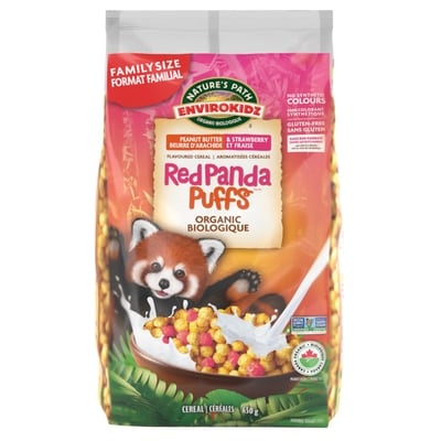 Nature's Path Organic Red Panda Puffs Cereal 650 g, $1.69/100g