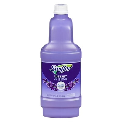 Swiffer WetJet Spray Mop Multi-Purpose and Hardwood Liquid Floor Cleaner Refill, Lavender Vanilla & Comfort 1.25 l, $0.76/100ml
