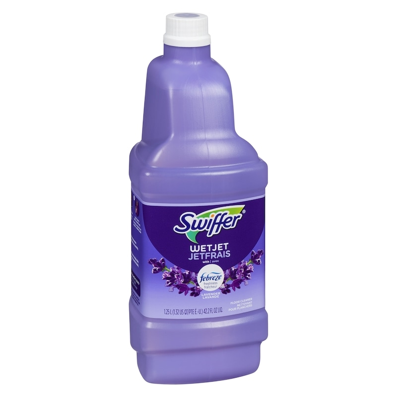 WetJet Spray Mop Multi-Purpose and Hardwood Liquid Floor Cleaner Refill, Lavender Vanilla & Comfort