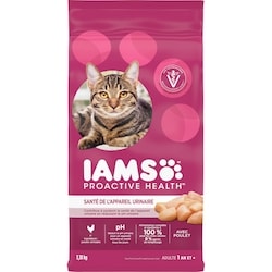 Iams Proactive health nourriture de qualité supérieure pour chats santé de l'appareil urinaire avec poulet adulte 1 an et + 3.18 kg, 0,88 $/100g