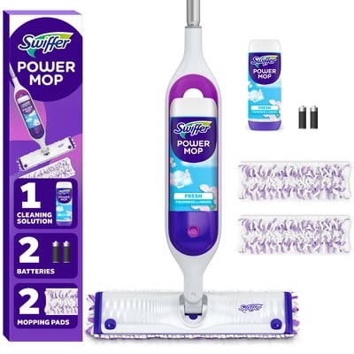 Swiffer PowerMop Multi-Surface Mop Kit for Floor Cleaning, Fresh Scent 1 ea, $40.00/1ea
