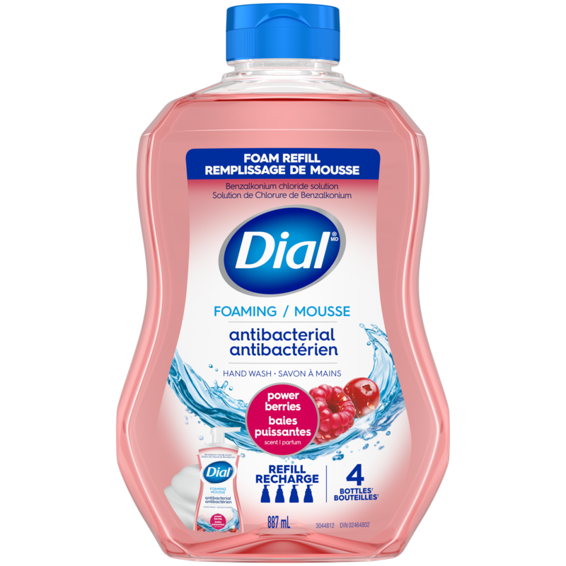 Antibacterial Foaming Hand Wash Refill, Power Berries