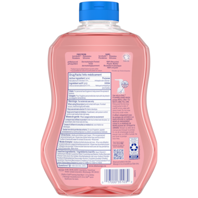 Recharge de savon moussant antibactérien pour les mains, baies puissantes