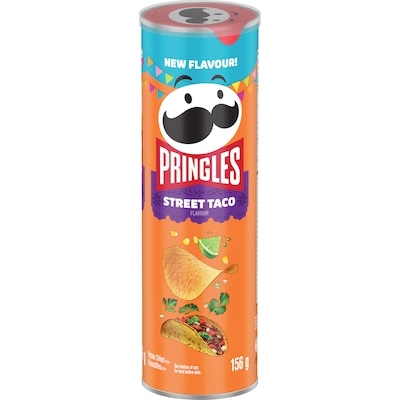 Pringles Potato Chips Street Taco Flavour 156 g, $2.56/100g