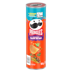 Pringles Croustilles saveur de tacos de rue 156 g, 2,56 $/100g