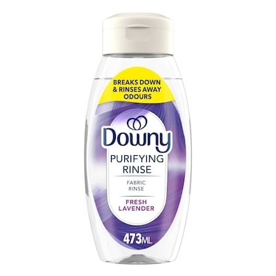 Downy Purifying Rinse Laundry Odour Remover and Fabric Softener, Fresh Lavender fl oz., Safe On All Fabrics, HE Compatible 473 ml, $1.06/100ml