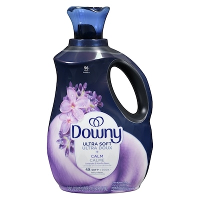Downy Ultra Soft Fabric Softener Liquid, Calm, Lavender and Vanilla Bean, 96 Loads 1.92 l, $0.83/100ml
