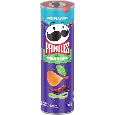 Pringles Potato Chips Chile & Lime Flavour 156 g, $1.60/100g
