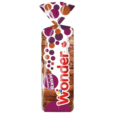 Wonder Cinnamon Bread With Raisins Cinnamon Raisin 600 g, $0.75/100g