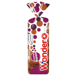 Wonder Cinnamon Bread With Raisins Cinnamon Raisin 600 g, $0.75/100g