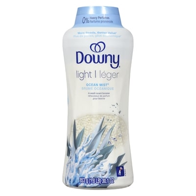 Downy Light Laundry Scent Booster Beads for Washer, Ocean Mist Scent, with No Heavy Perfumes 853 g, $2.93/100g