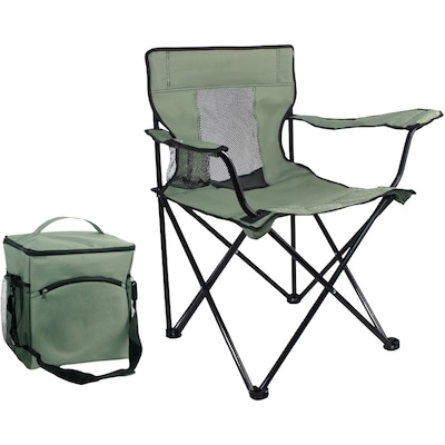 Everyday Essentials Outdoor Chair and Cooler 2 Piece Set - Sage 1 ea, $25.00/1ea