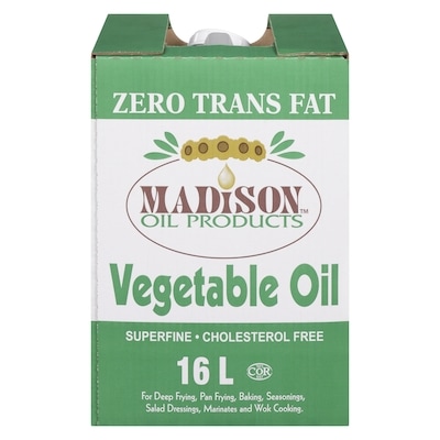 Madison Vegetable Oil 16 l, $0.22/100ml