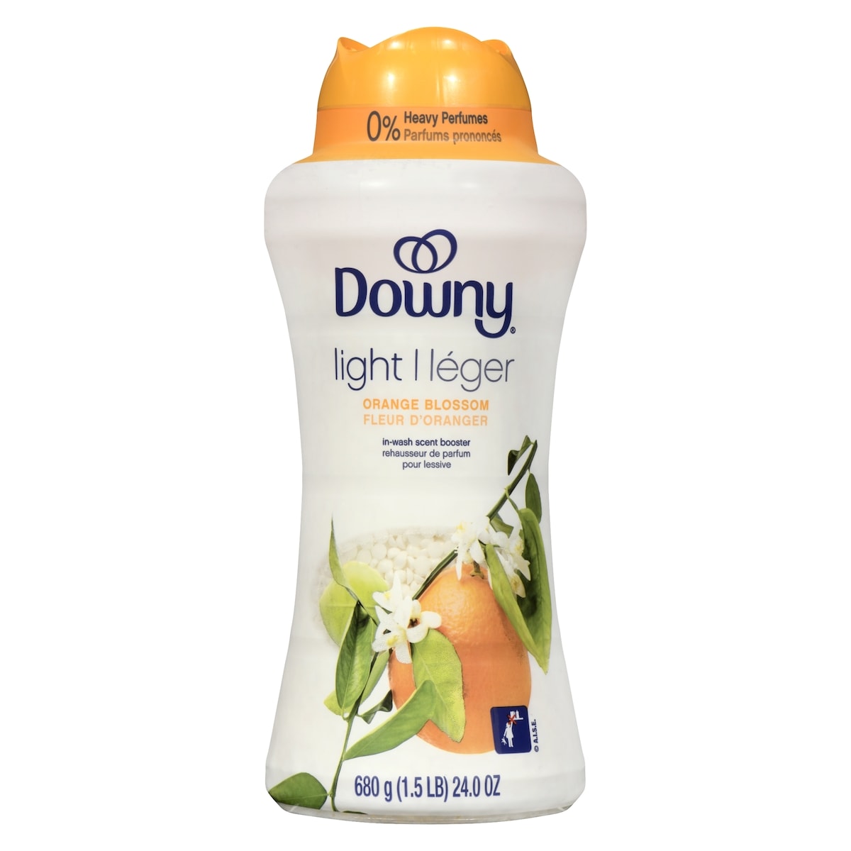 Downy Light Laundry Scent Booster Beads for Washer, Orange Blossom Scent, with No Heavy Perfumes 680 g, $2.50/100g