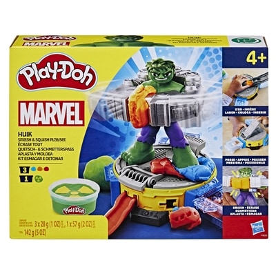 Hasbro Play-Doh Marvel, coffret Hulk Écrase tout avec figurine Hulk et pâte à modeler, à partir de 4 ans 1 ea, 32,00 $/1ch