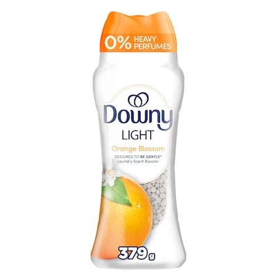 Downy Light Laundry Scent Booster Beads for Washer, Orange Blossom Scent, with No Heavy Perfumes 379 g, $3.96/100g