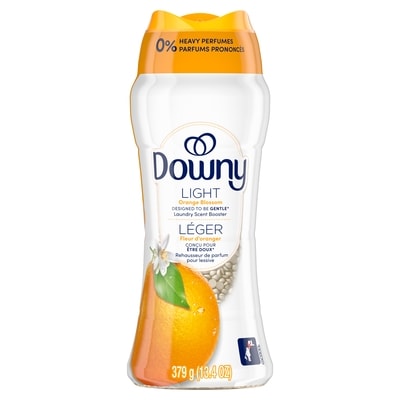 Downy Perles rehausse-parfum pour lessive Léger pour laveuse, parfum Fleur d’oranger, sans parfums prononcés 379 g, 2,64 $/100g