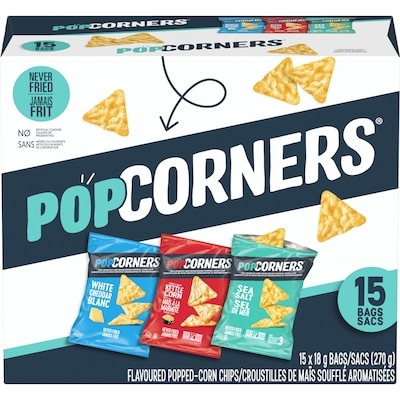 PopCorners Flavoured Popped-Corn Chips 270 g, $6.11/100g