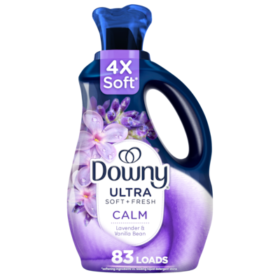 Downy Ultra Soft Fabric Softener Liquid, Calm, Lavender and Vanilla Bean, 83 Loads 1.66 l, $0.96/100ml