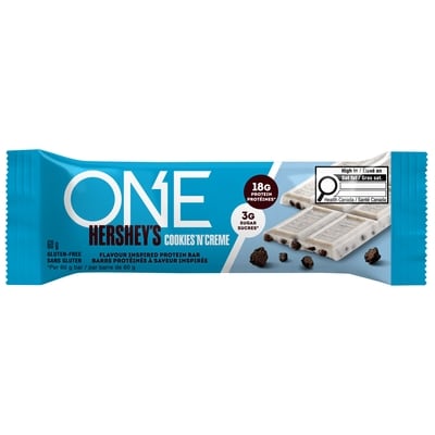 One Hershey's Cookies 'N' Creme 60 g, 7,15 $/100g
