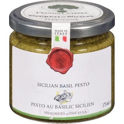 Frantoi Cutrera Segreti Di Sicilia Sicilian Basil Pesto 175 ml, $4.85/100ml