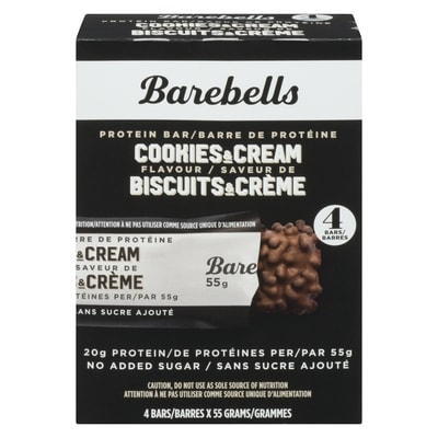 Barebells Protein Bar Cookies & Cream 4x56.0 g, $3.79/100g