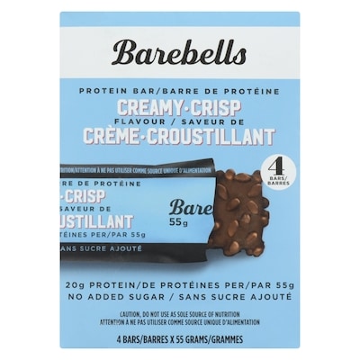 Barre de protéine saveur de crème croustillant