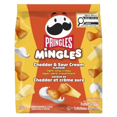 Pringles Mingles Puffed Snacks Cheddar & Sour Cream Flavour 155 g, $3.09/100g