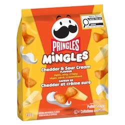 Pringles Collation soufflèes, Saveur de Cheddar et crème sure, 155 g, 2,57 $/100g