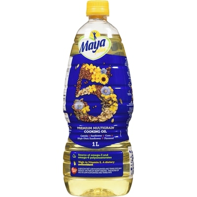 Maya Premium Multigrain Cooking Oil 1 l, $0.95/100ml