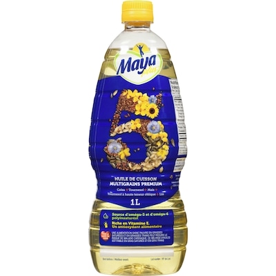 Maya Huile de cuisson multigrains premium 1 l, 0,95 $/100ml