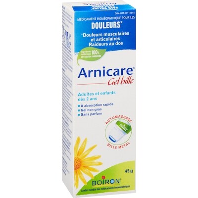 Arnicare gel bille pour douleurs musculaires