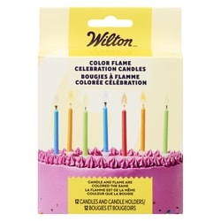 Color Flame Celebration Candles