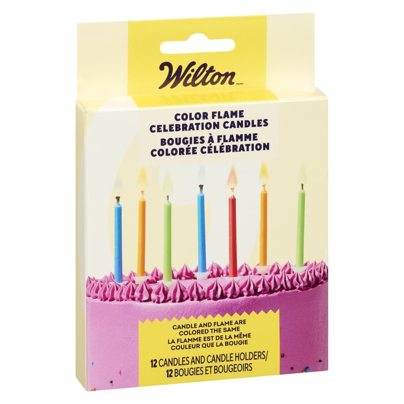 Color Flame Celebration Candles