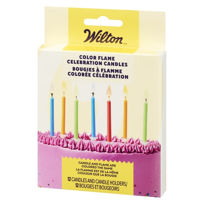 Color Flame Celebration Candles