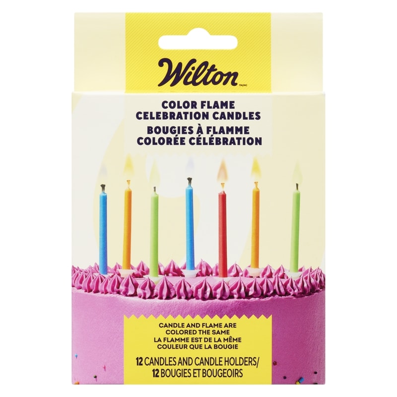 Color Flame Celebration Candles