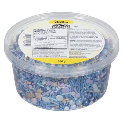 Wilton Sprinkles mélange de paillettes cosmique 300 g, 2,33 $/100g