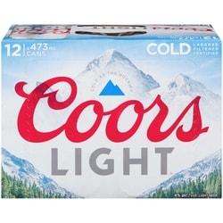 Coors Light Beer (ID required at pick-up) 12x473.0 ml, $0.49/100ml