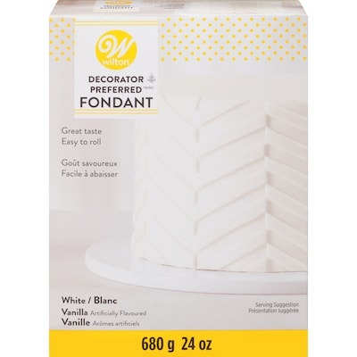 Wilton Decorator preferred fondant blanc vanille 680 g, 16,16 $/100g
