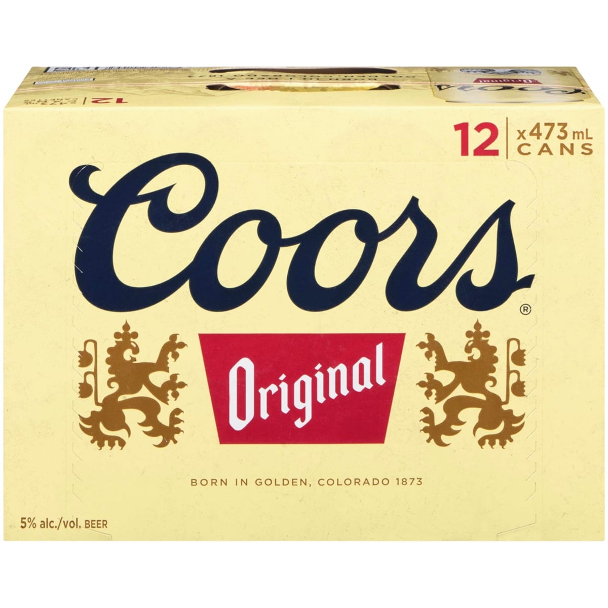 Coors Beer Original (ID required at pick-up) 12x473.0 ml, $0.52/100ml