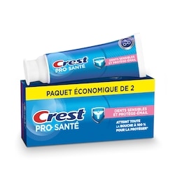Crest Dentifrice Pro-Santé Dents sensibles et Protège-émail, 2 X 260 ml, 3,08 $/100ml