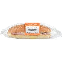 Good Day Sandwich Co. Smoked Turkey, Ham & Swiss Cheese Submarine 8-inch 261 g, $2.68/100g