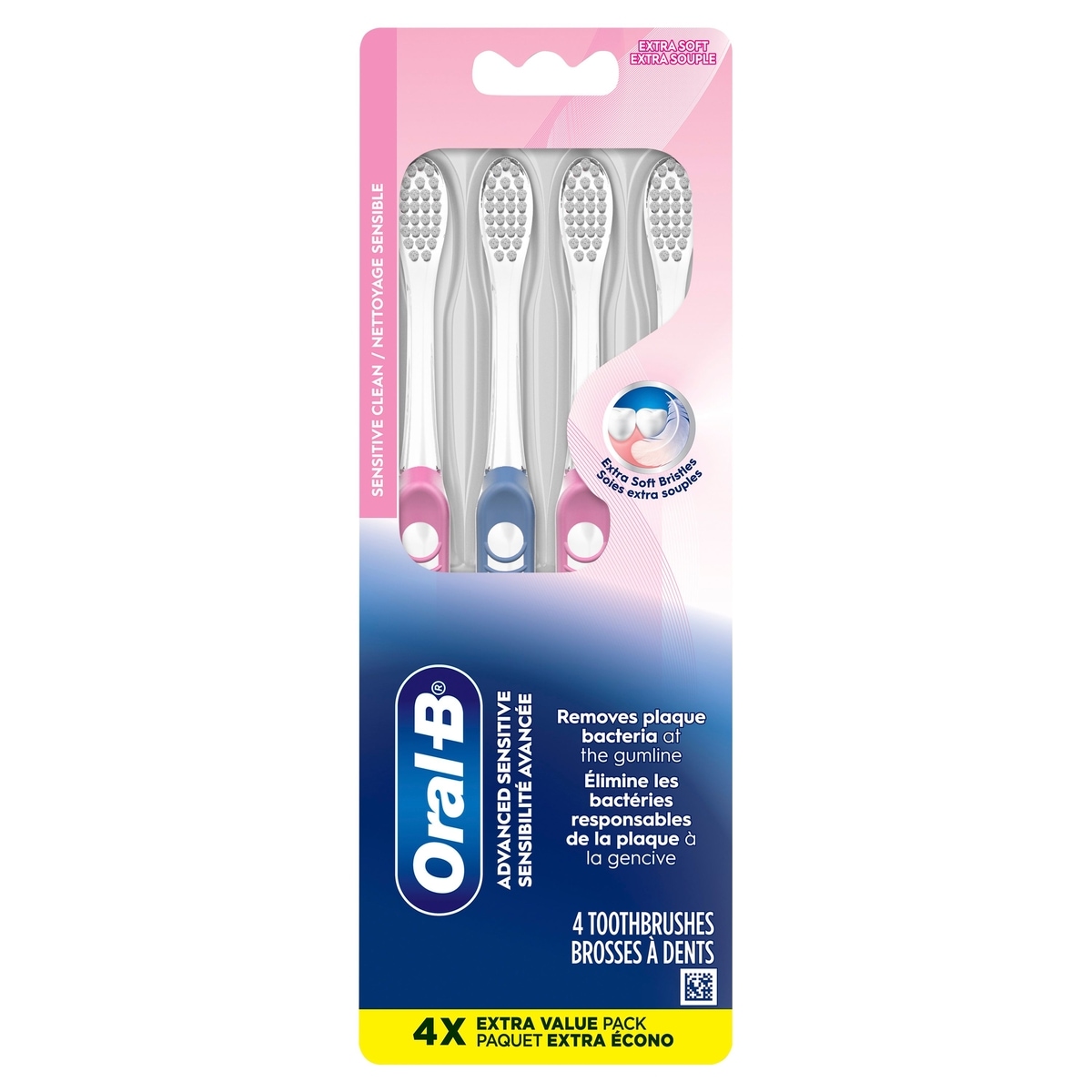 Oral-B Brosses à dents Advance, paquet de 4 4 ea, 4,50 $/1ch