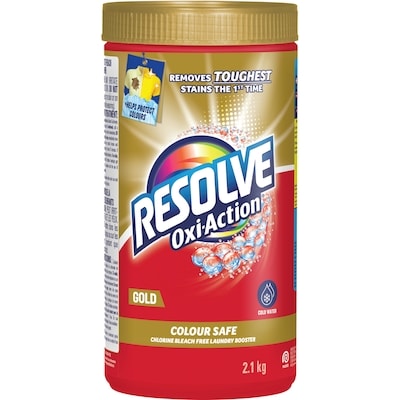Resolve In Wash Powder - Gold Oxi-Action 2.1 kg, $0.81/100g