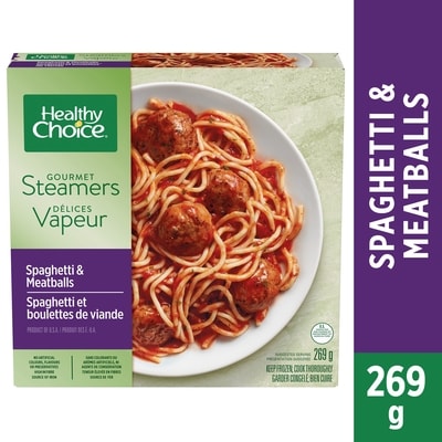 Healthy Choice Gourmet Steamers Spaghetti & Meatballs 269 g, $1.49/100g