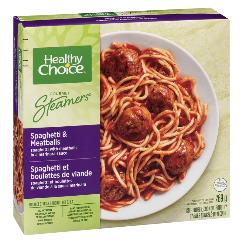 Gourmet Steamers Spaghetti & Meatballs