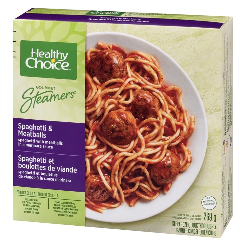 Gourmet Steamers Spaghetti & Meatballs
